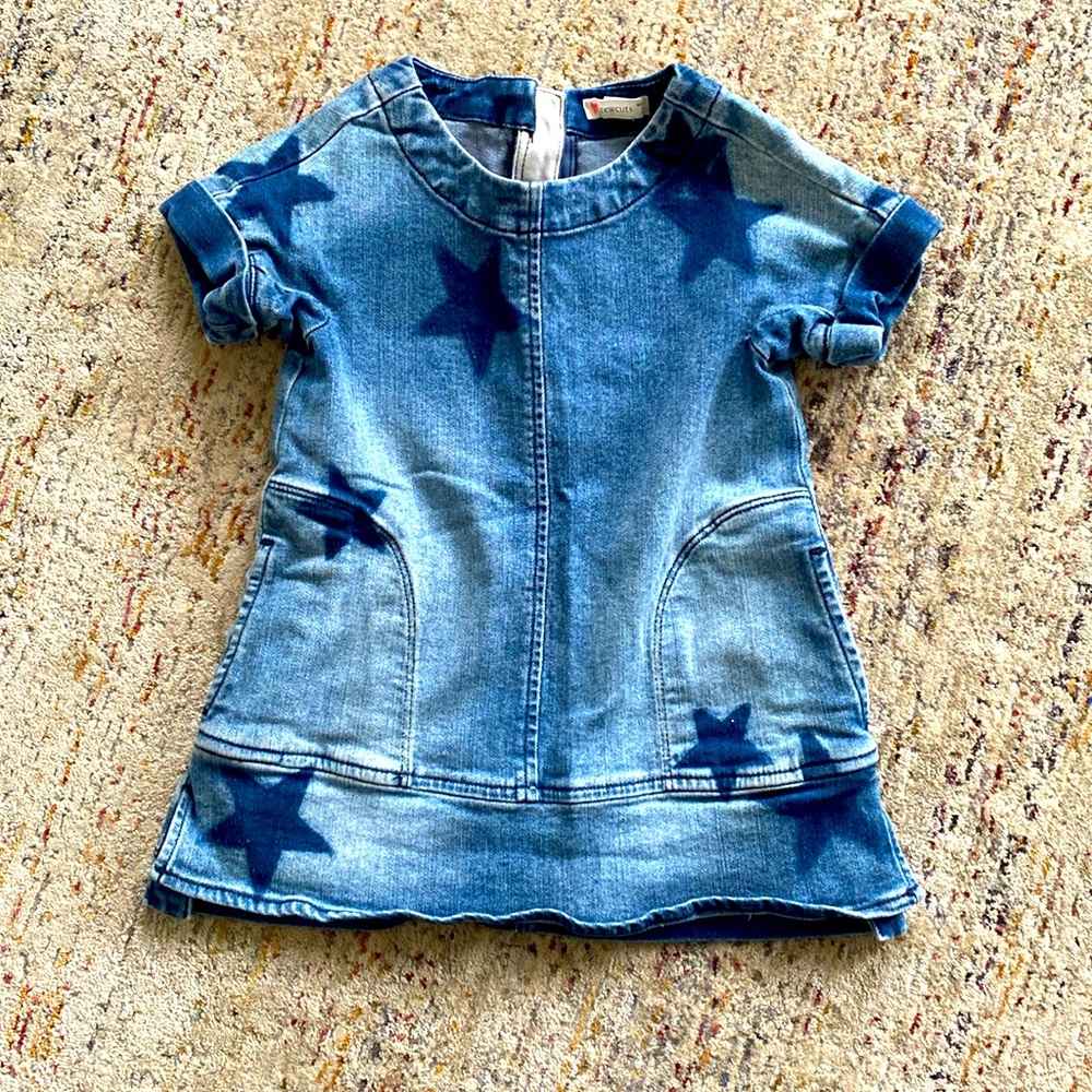 Cute JCrew crewcuts denim dress 2t